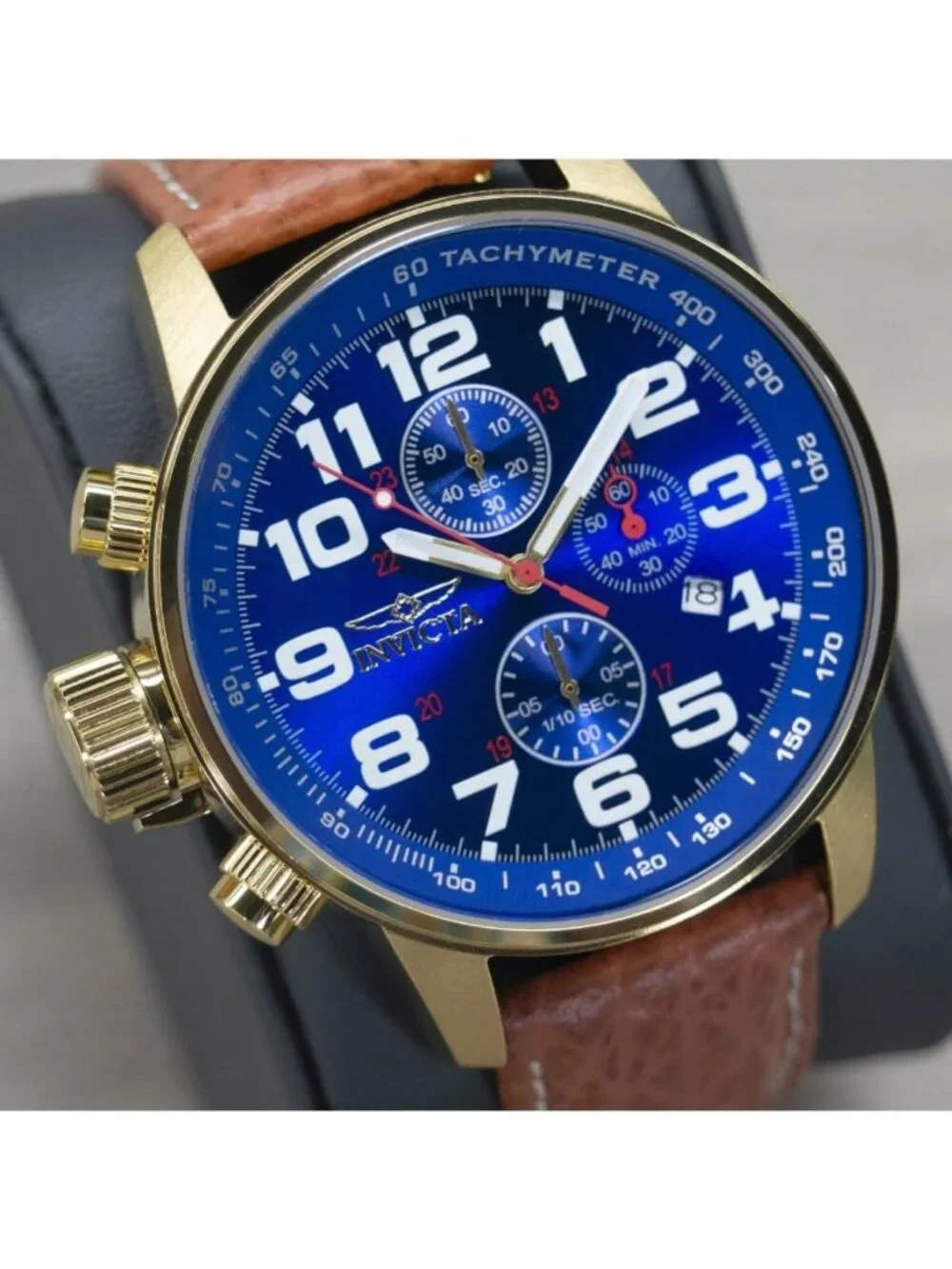 Stylish Men's Left-Handed Quartz Watch with Leather Strap - Perfect for Everyday